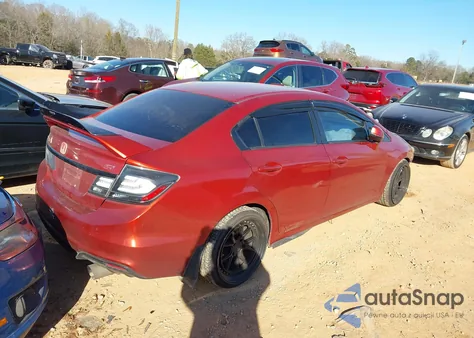 2013 Honda Civic Si from USA, damaged, VIN 2HGFB6E56DH704198